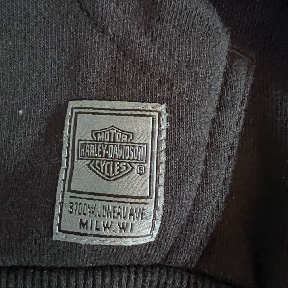 Harley Davidson Women’s Retro Eagle Hoodie in Black size Small - Picture 6 of 13